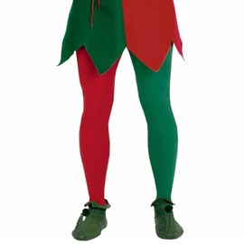 Forum Christmas Tights, Red & Green, Standard Size