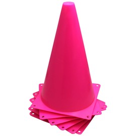 Pink Marker Cones Set of 10 9-Inch