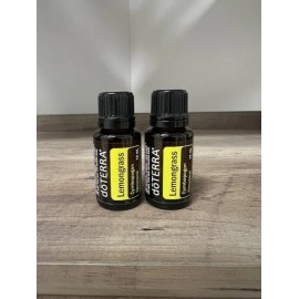 doTERRA 2 PACK doTERRA Lemongrass Essential Oil 15ml EXP 2025-2026 New & Sealed!