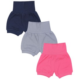 TupTam Baby Girls' Shorts Pack of 3, Colour mix 4