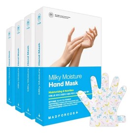 Mad for Cos Fragrant Cuticle Removal Hand Mask Moisturizing Nutritional Exfoliation 20 Sheets Milky Moisture Hand Pack, 1 Piece / 매드포코스 향기좋은 큐티클제거 핸드마스크 보습 영양 각질 20매 밀키모이스쳐 손팩, 1개
