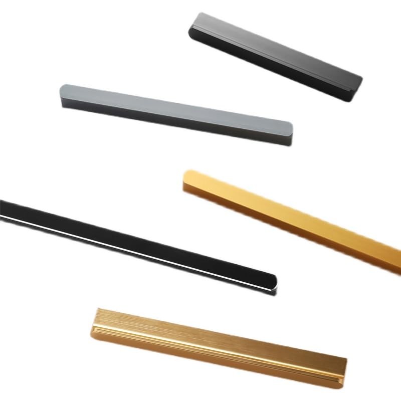 Shozafia 5 Pack Gold Cabinet Pulls - Brushed Brass Kitchen