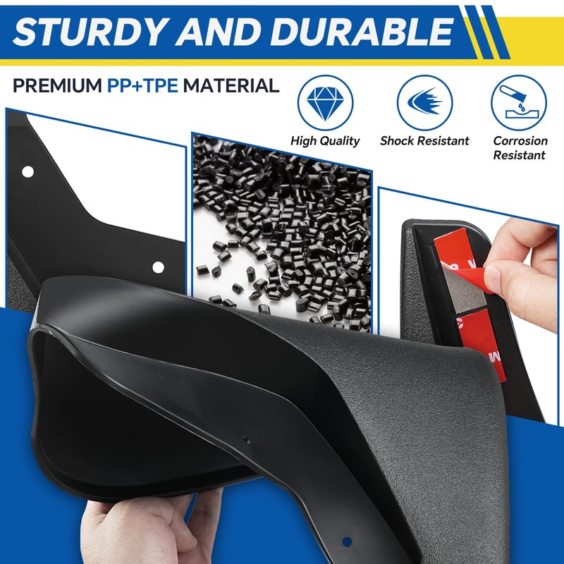 Mud Flaps for 2018 2017 2016 2015 2014Chevy Silverado 1500