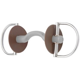 Dee Ring Snaffle with Tongue Port, 130 mm, Soft