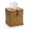 Tissue Box Cover Square, Seagrass Tissue Box Holder, Woven Facial