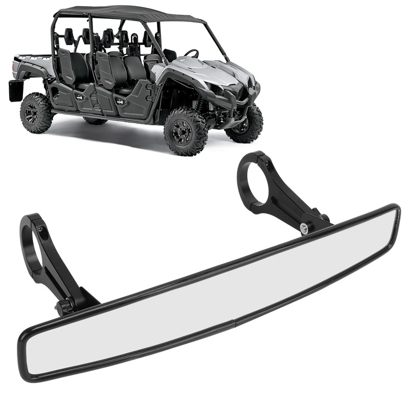 Rear View Race Mirror Convex Mirror with 1.75in‑2in Clamp Replacement