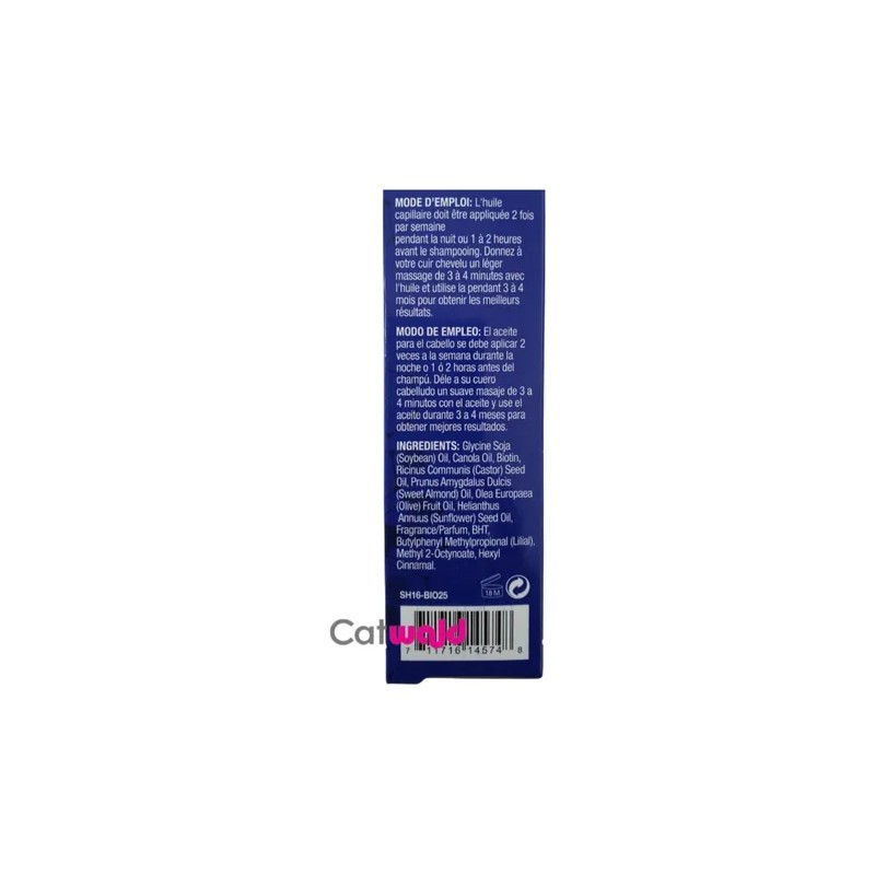 Biotina Aceite Tratamiento Capilar Crecimiento Cabello Sano