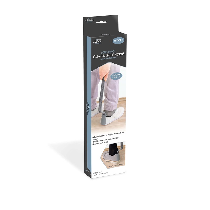 Long Reach Shoe Horn, Set of 4