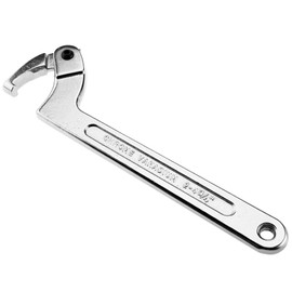 51-121Mm 2-4.3/4 Inch Chrome Vanadium C Spanner Tool Adjustable Hook Wrench