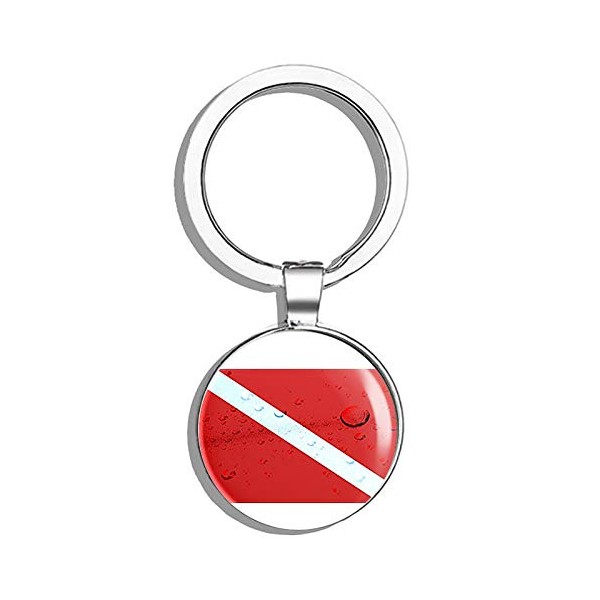 HJ Media Wet Look Scuba Dive Flag (Diving Diver) Metal