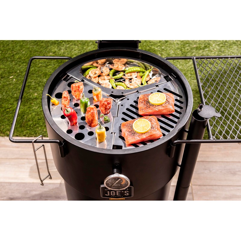 Oklahoma Joe's® Bronco Drum Smoker Triple Grate, Silver - 4419599P04