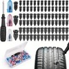84-Piece Tire Repair Rubber Nail Kit with Screwdriver