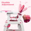 INFANS 5 in 1 Baby High Chair, Convertible Toddler Table