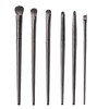 6 Pcs Eyeliner Brush Set Angled Eyebrow Brush Flat Eyelash