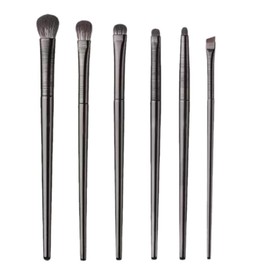 6 Pcs Eyeliner Brush Set Angled Eyebrow Brush Flat Eyelash Brush Makeup Tools for Eyelashes Eyebrows Eyeshadow Cosmetics (6 Style)