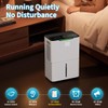 HXCOCKCROW Dehumidifier for Home Basement, 34 Pints Dehumidifiers with Drain