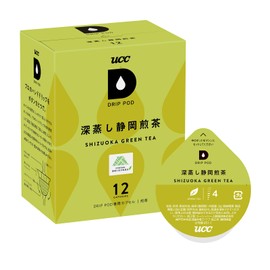 UCC Drip-Pod Exclusive Capsule, Deep Steamed Shizuoka Sencha, 12 Cups 36g Pods/Capsules