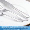 Teaspoon Set,16 Piece 6.7" Spoons Silverware, Premium Food Grade Stainless