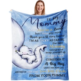 New Mom Gifts, Mom to Be Gift Blanket 50"X60", Gifts for New Mom, Pregnancy Gifts for Expecting Mom, First Time Mom Gifts, Best Gifts for Expecting Mom, Pregnant Mom Gifts, Gender Reveal Gifts Ideas
