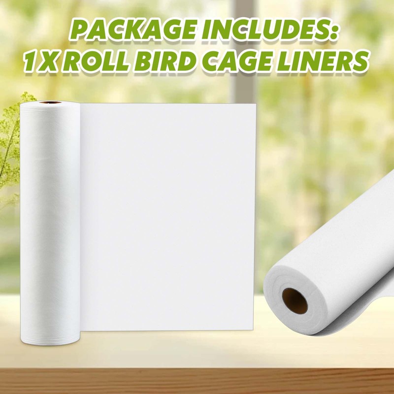 Drydiet 100 ft x 11 Inch Bird Cage Liner Disposable