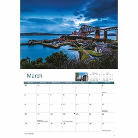 Carousel Worldwide, Scotland 2026 A4 Wall Calendar