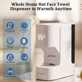 Hot Towel Warmer Dispenser, 5s Fast Heating Towel Machine for Home Spa