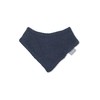 Sterntaler Unisex Baby Triangular Scarf Knitted Back Microfleece Neckerchief, navy