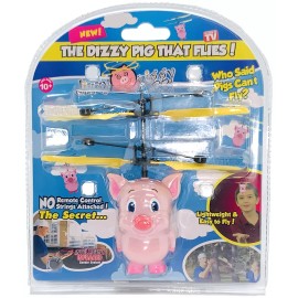 Dizzy Pig The Dizzy Pig That Flies Hand Induction Infrared Aircraft Kids Toy USB Charge