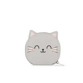 Legami Maniküre-Set – But First, Nails, Nagelschere, Nagelknipser, Feile, Nagelhautschieber für Maniküre und Pediküre, Taschenformat, tragbar, ideal für Reisen, Heimgebrauch, Kitty