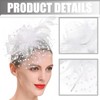 LdevotionR Elegant Fascinator Hats for Women - Stylish Mesh and
