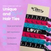 Golf Hair Accessories for Girls, No Crease Girls Hair Ties