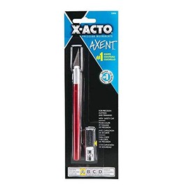 Elmer's X3036 3 Pack #1 AXENT Knife with Safety Cap, Red