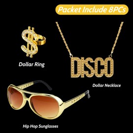 NebulaGlam Costume, 80s 90s Outfit, Men's Hip Hop Costume for Carnival, Fancy Dress, Theme Party, a