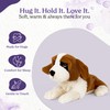 Warmies Plush St Bernard Microwavable Large, Heatable Weighted Plush Toy