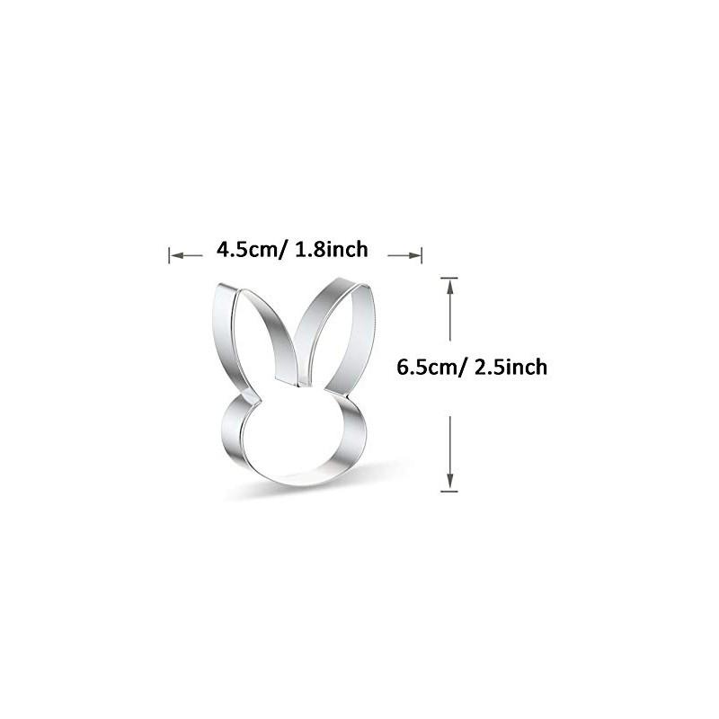 WDYJMALL Rabbit Bunny Shape Cookie Cutter - E