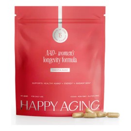 Happy Aging Fórmula Longevidad Nad+ 30 Cápsulas Uso Diario