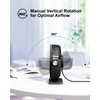 TriPole Small Desk Fan USB Powered Portable Fan 3 Speeds