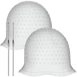 Jexine 2 Gorro Para Mechas de Silicona para TeÃ±ir el cabello y para colorear Con Ga...