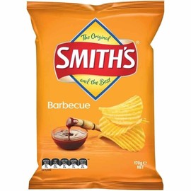 Smiths Bulk Smiths Crinkle Cut BBQ 170g ($4.80 each x 12 units)