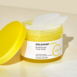 Holika Holika [Holika Holika] Gold Kiwi Vita C+ Brightening Dark Spot Care Toner Pad 80ea / 140ml