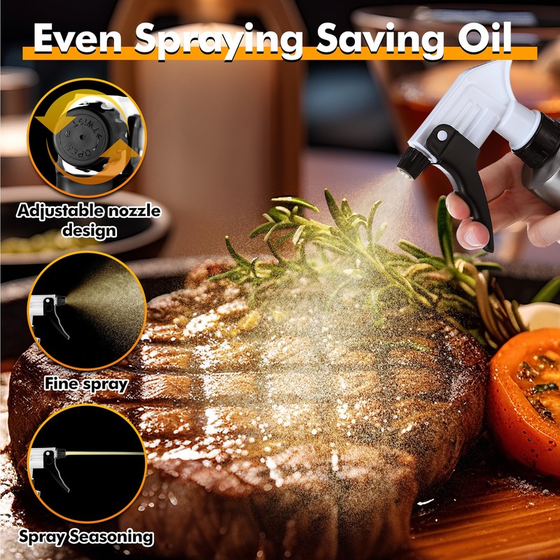 Dunkive 2 in 1 BBQ Spray Bottle for Smoking &