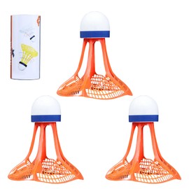DtgEcd 3PCS Shuttlecocks,shuttlecocks Badminton,windproof Nylon Balls,help Improve Skill Level in Training,suitable for Outdoor Activities Such as Parks,beaches and Grass.