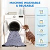 Fostanfly Washable Pee Pads for Dogs, 2 Pack Reusable Super