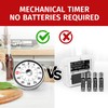 Visual Kitchen Timer, 60 Minute Mechanical Timers for Home Cooking