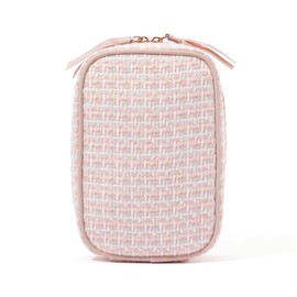 Francfranc Franc Tweed Stand Pouch, Pink