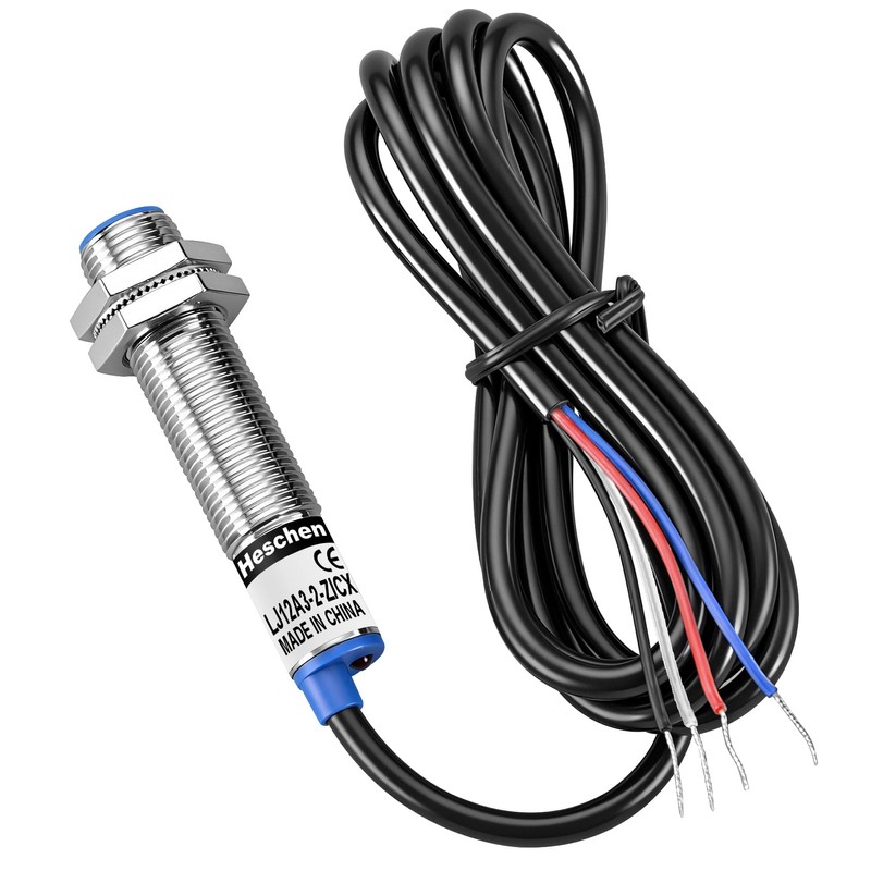 Heschen M12 Inductive Proximity Sensor Switch, Shielded Type, LJ12A3-2-Z/CX, Detector