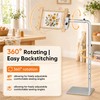 Zgrao Workstand with Side Clamp, Adjustable Cross Stitch Floor Stand,