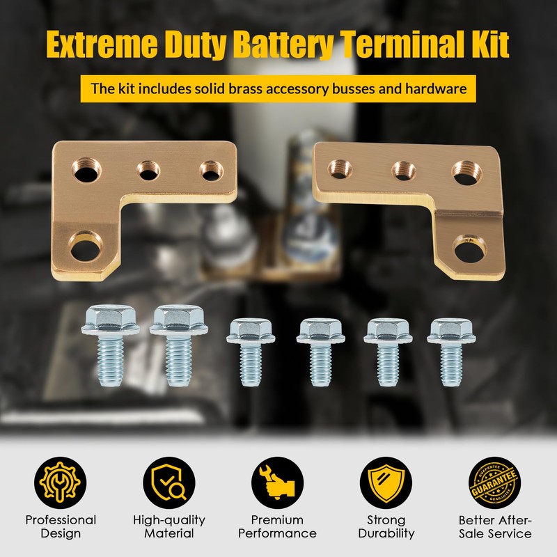 Copper Extreme Duty Battery Terminal Kit fit for Jeep Wrangler