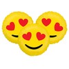 Set of 3 Heart-Eyes Emoji 18" Foil Party Balloons