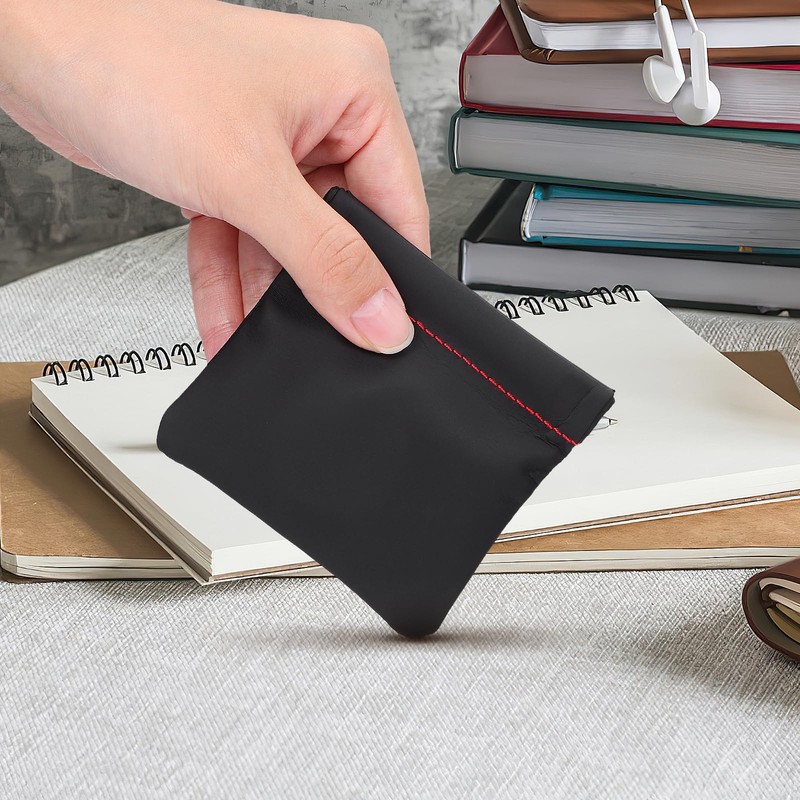 Portable Pu Leather Earphone Headphone Bag Mini Aid Hearing Storage